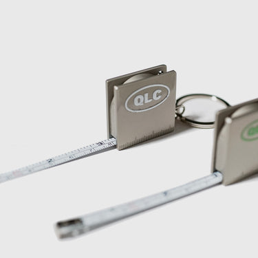 QLC Stainless Steel Ruler Keychain